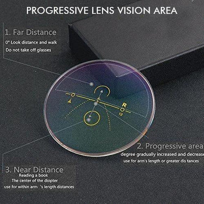 Lightweight Alloy Progressive Reading Glasses
