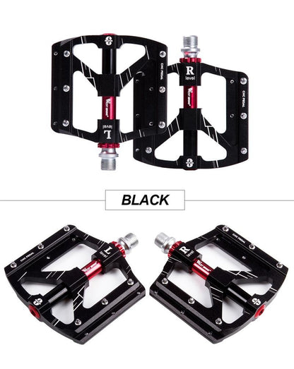 Lightweight Aluminum Bike Pedals with Non Slip Platform Grip