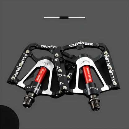 Lightweight Aluminum Bike Pedals with Non Slip Platform Grip