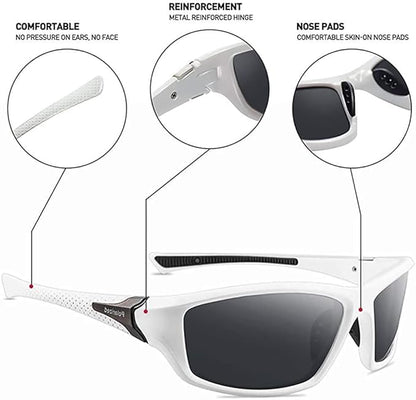 Lightweight Polarized UV400 Metal Frame Sunglasses