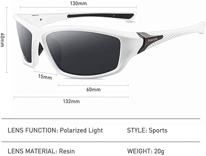Lightweight Polarized UV400 Metal Frame Sunglasses