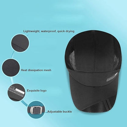 Lightweight Quick Dry Sports Cap with Adjustable Fit