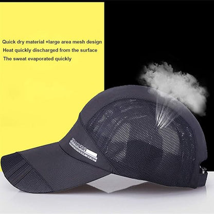 Lightweight Quick Dry Sports Cap with Adjustable Fit