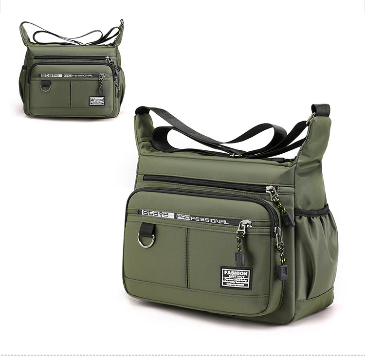 Lightweight Waterproof Nylon Shoulder Crossbody Bag