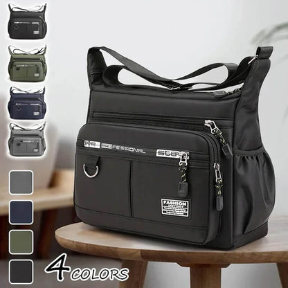 Lightweight Waterproof Nylon Shoulder Crossbody Bag