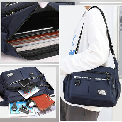 Lightweight Waterproof Nylon Shoulder Crossbody Bag