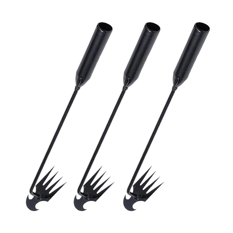 Long Handle 4 Tine Garden Weed Puller Tool