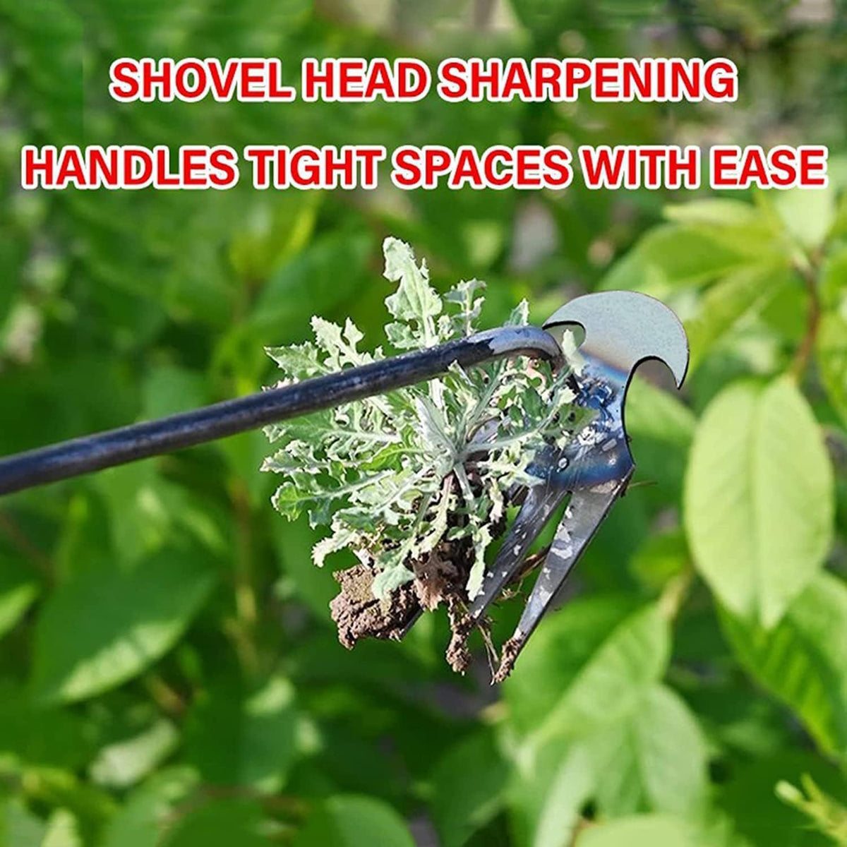 Long Handle 4 Tine Garden Weed Puller Tool