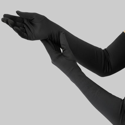 Long Satin Opera Gloves for Women