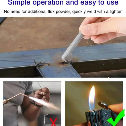 Low Temperature Metal Repair Welding Rods 3 Piece Kit