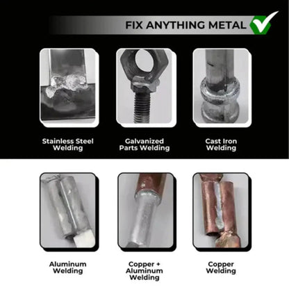 Low Temperature Metal Repair Welding Rods 3 Piece Kit