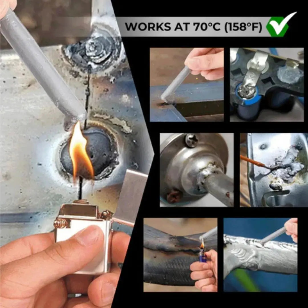 Low Temperature Metal Repair Welding Rods 3 Piece Kit