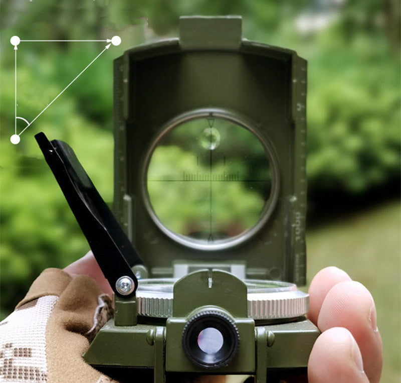 Luminous Outdoor Compass with Direction and Incline Meter