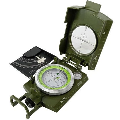 Luminous Outdoor Compass with Direction and Incline Meter