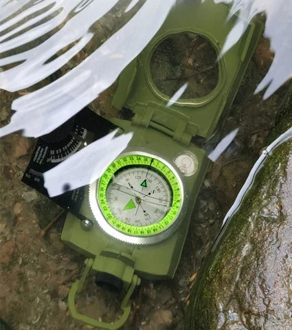 Luminous Outdoor Compass with Direction and Incline Meter
