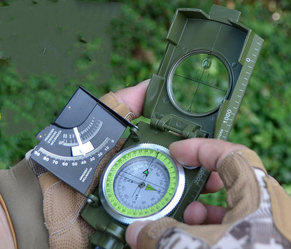 Luminous Outdoor Compass with Direction and Incline Meter