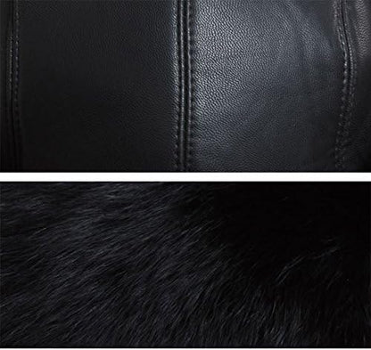 Luxury Real Fur Winter Hat with Ear Flaps for Women