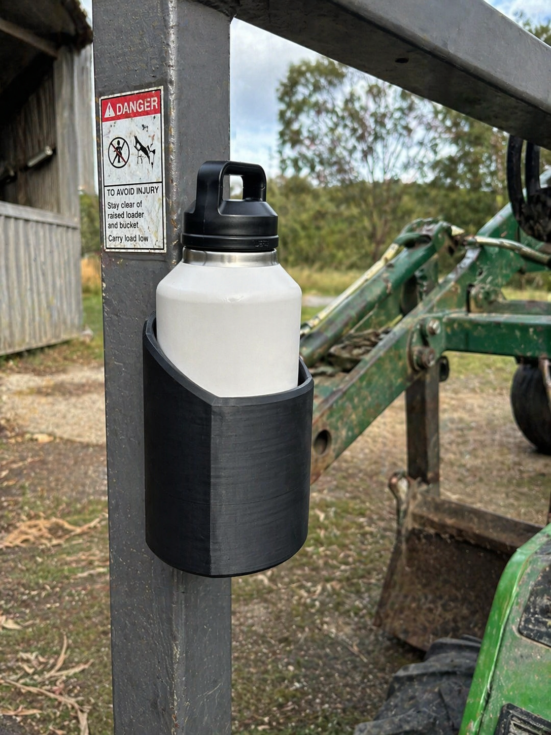Magnetic Bottle Holder Heavy Duty Metal Mount Rack