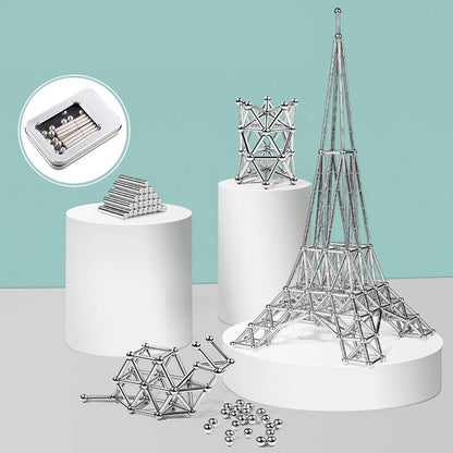 Magnetic Building Balls and Rod Construction Set