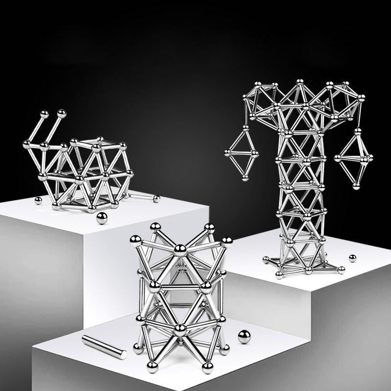 Magnetic Building Balls and Rod Construction Set
