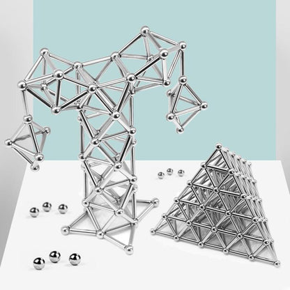 Magnetic Building Balls and Rod Construction Set