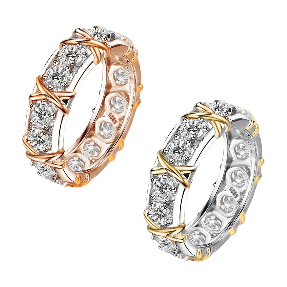 Magnetic Cross Ring Adjustable Stainless Steel Fashion Ring