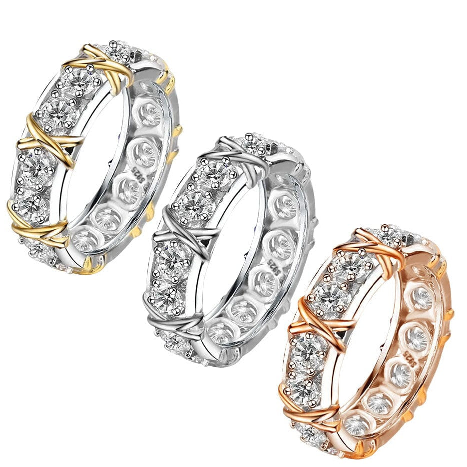 Magnetic Cross Ring Adjustable Stainless Steel Fashion Ring