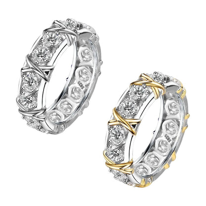 Magnetic Cross Ring Adjustable Stainless Steel Fashion Ring