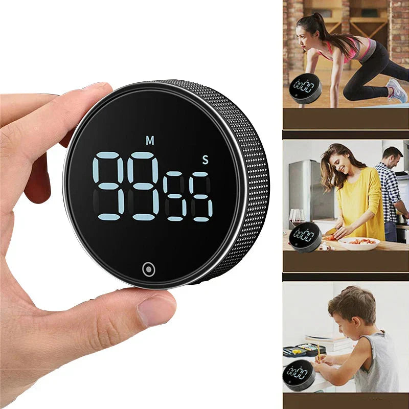 Magnetic Digital Kitchen Timer with Large Display