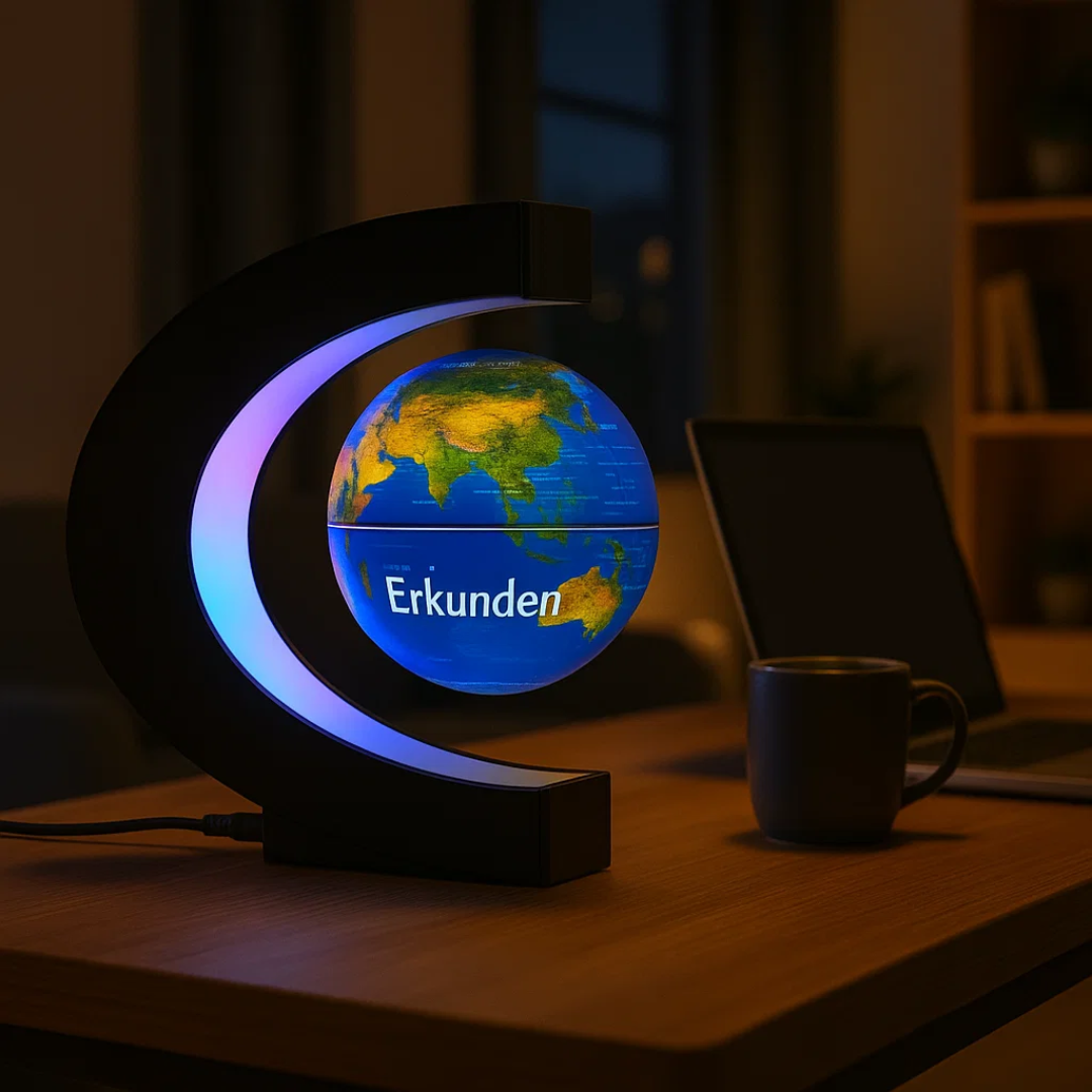 Magnetic Floating LED World Globe Lamp