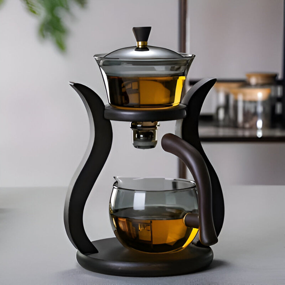 Magnetic Glass Teapot with Stainless Steel Infuser for Loose Leaf Tea