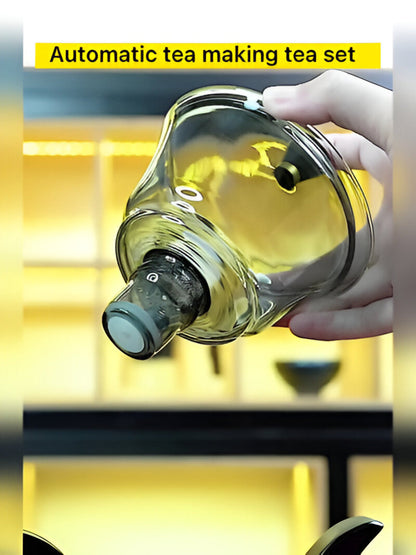 Magnetic Glass Teapot with Stainless Steel Infuser for Loose Leaf Tea