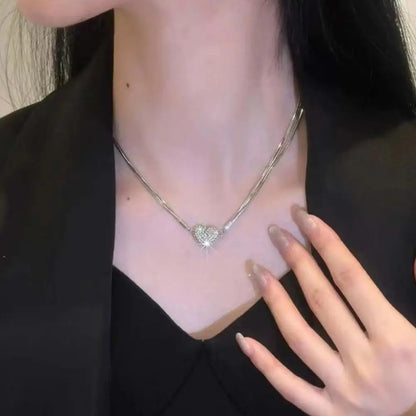 Magnetic Heart Pendant Necklace