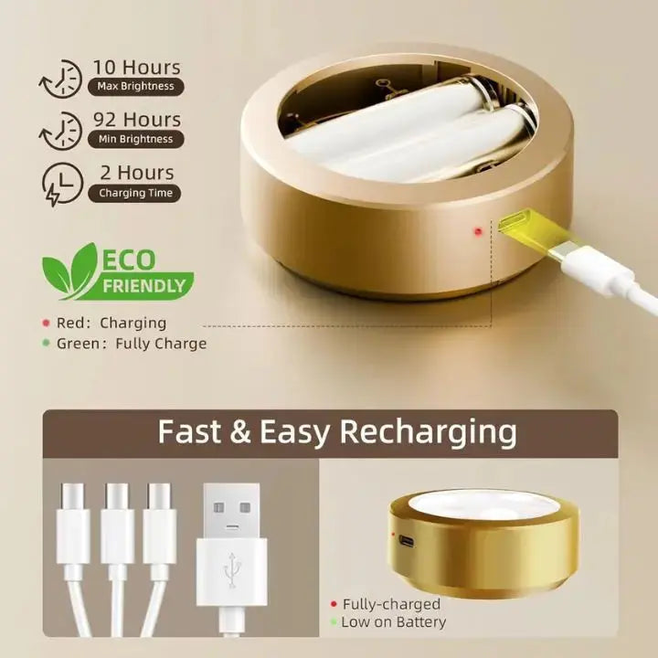 Magnetic LED Picture Frame Light with Adjustable Brightness