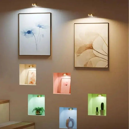 Magnetic LED Picture Frame Light with Adjustable Brightness