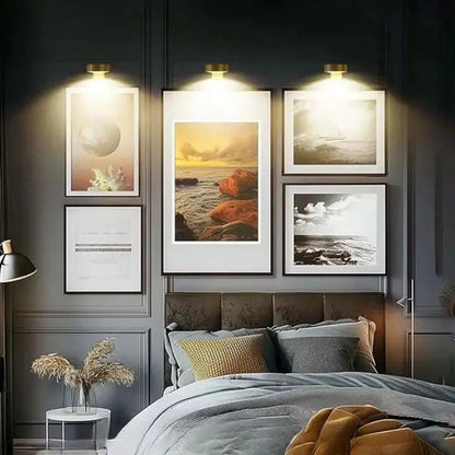 Magnetic LED Picture Frame Light with Adjustable Brightness