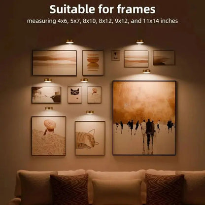 Magnetic LED Picture Frame Light with Adjustable Brightness