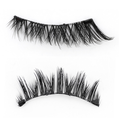 Magnetic Reusable Eyelashes With Precision Tweezers