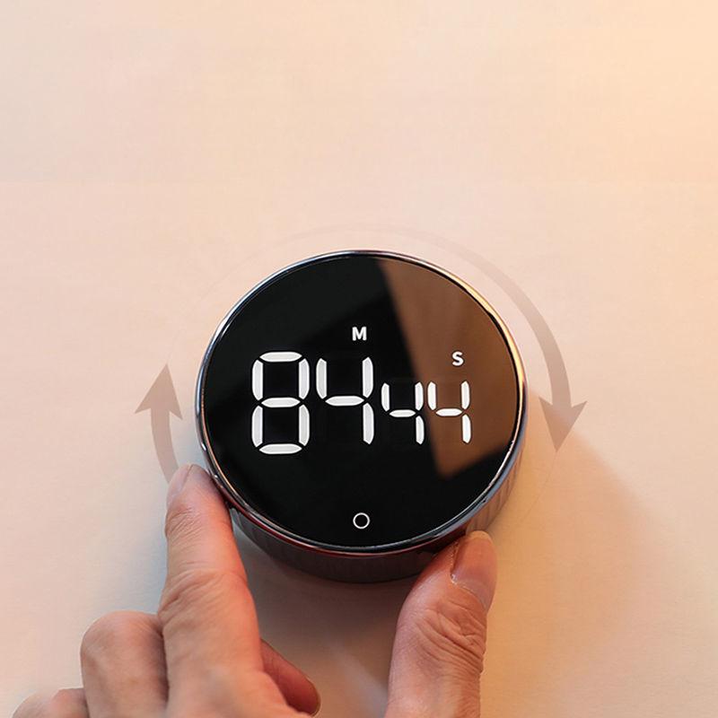 Magnetic Rotary Digital Kitchen Timer with Large Display