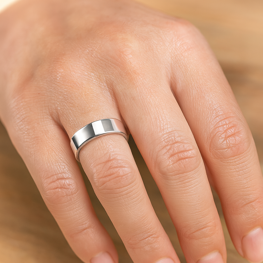 Magnetic Stainless Steel Adjustable Therapy Ring