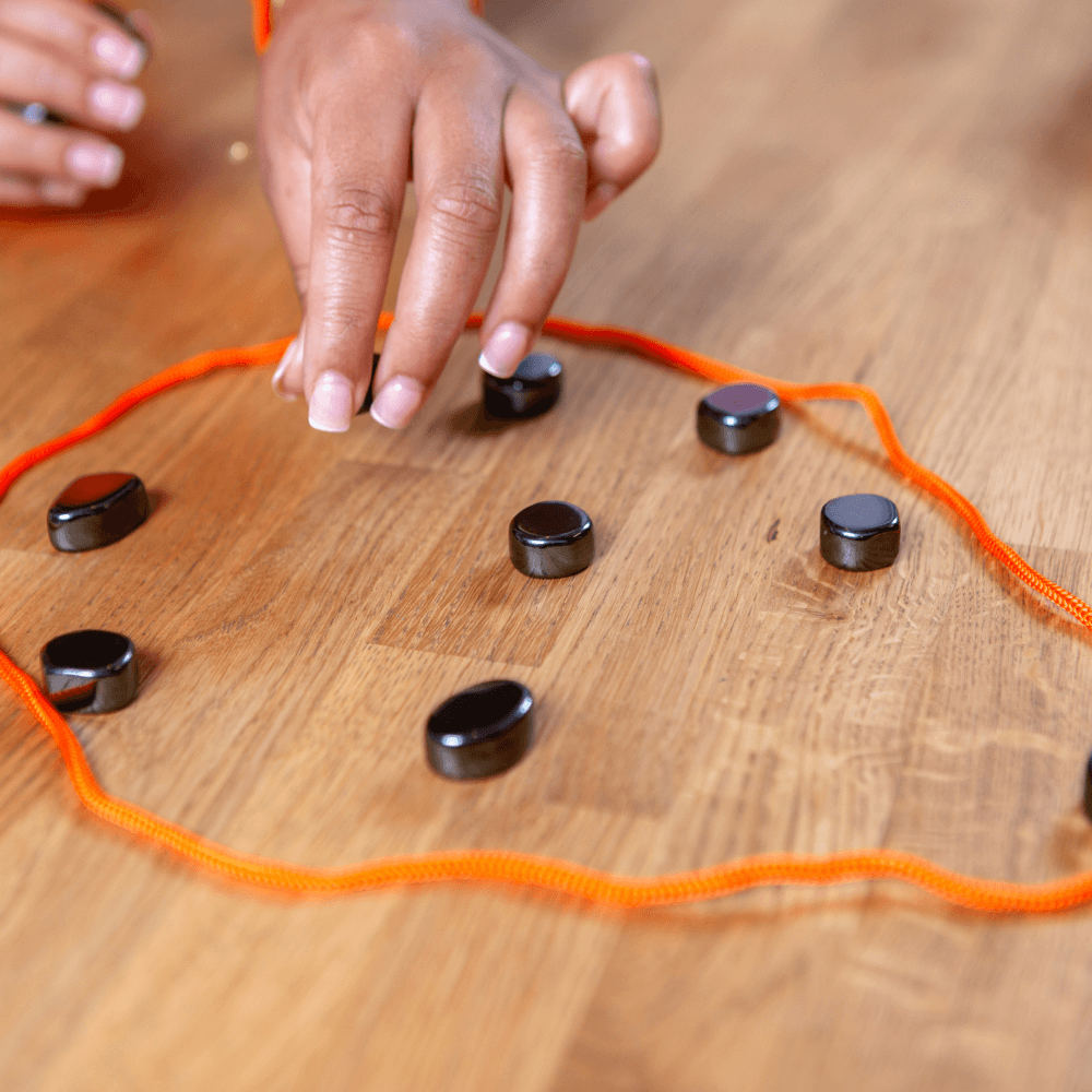 Magnetic Strategy Game Set Brain Puzzle Kit
