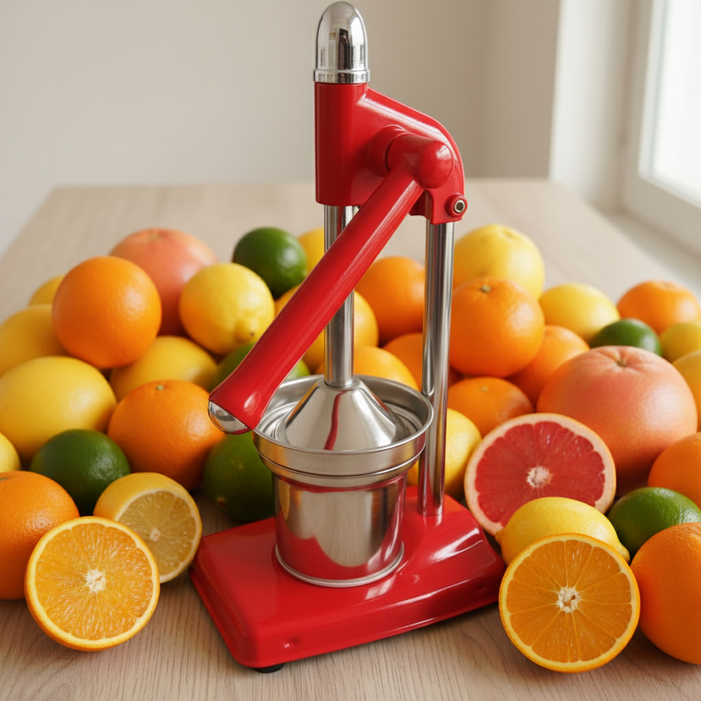 Manual Fruit Juicer Squeezer Stainless Steel