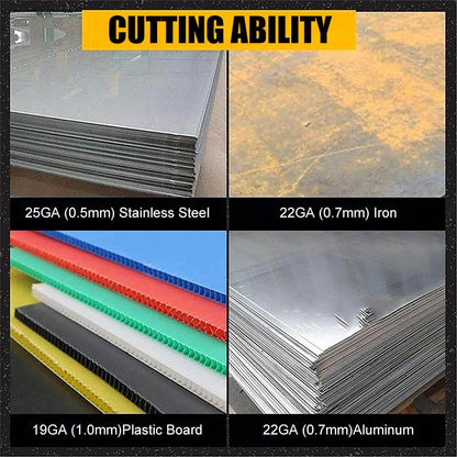 Manual Metal Sheet Cutter for Stainless Steel and Aluminum
