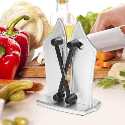 Manual Tungsten Carbide Knife Sharpener for Straight and Serrated Blades