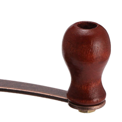 Manual Wooden Coffee Grinder Antique Hand Crank Mill
