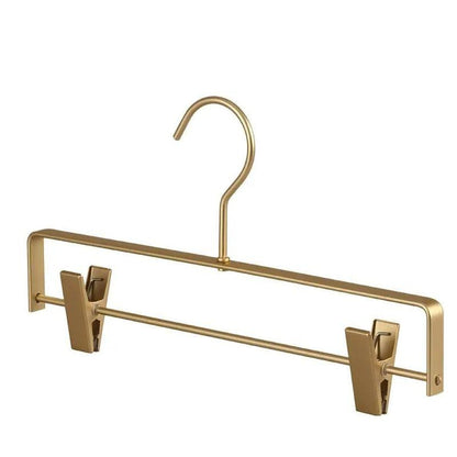 Matte Non Slip Trouser Hangers with Dual Clips Set of 5