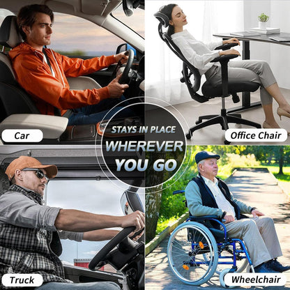 Memory Foam Car Seat Support Cushion
