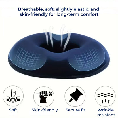 Memory Foam Donut Seat Cushion with Washable Cover