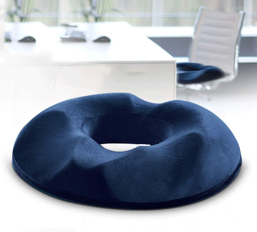 Memory Foam Donut Seat Cushion with Washable Cover