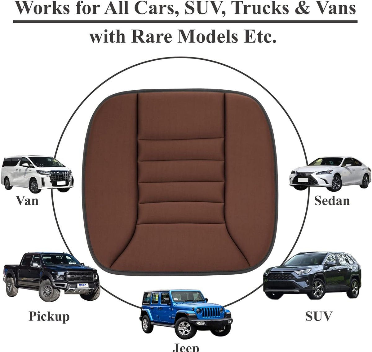 Memory Foam Ergonomic Car Seat Cushion